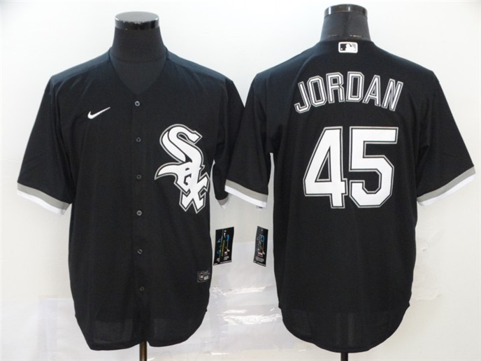 2020 Chicago White Sox #45 Michael Jordan White Stitched MLB Cool Base Nike Jersey