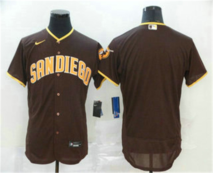 2020 San Diego Padres Blank Brown Stitched MLB Flex Base Nike Jersey