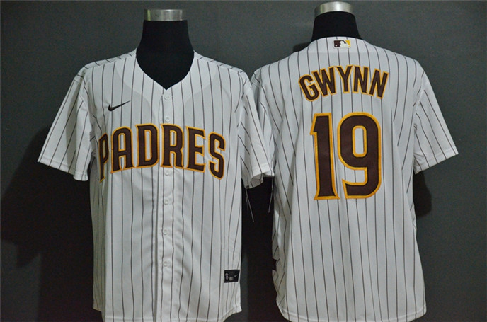 2020 San Diego Padres #19 Tony Gwynn White Stitched MLB Cool Base Nike Jersey