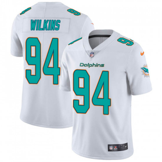 2020 Miami Dolphins #94 Christian Wilkins limited White Vapor Untouchable Jersey