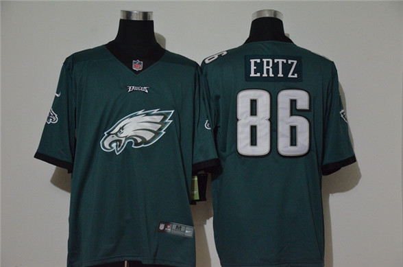 2020 Philadelphia Eagles #86 Zach Ertz Midnight Green Big Logo Vapor Untouchable Stitched NFL Nike F