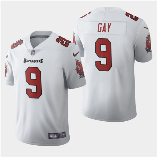 2020 Tampa Bay Buccaneers #9 Matt Gay White Men's Nike Vapor Limited NFL Jersey