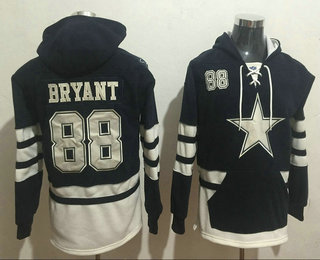 Dallas Cowboys #88 Dez Bryant 2016 Navy Blue Team Color Stitched Hoodie