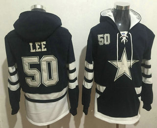 Dallas Cowboys #50 Sean Lee 2016 Navy Blue Team Color Stitched Hoodie