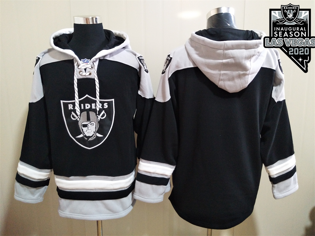 Las Vegas Raiders Blank NEW Black Pocket Stitched Pullover Hoodie