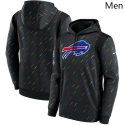 Buffalo Bills Nike Charcoal 2021 Crucial Catch Therma Pullover Hoodie