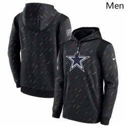 Dallas Cowboys Nike Charcoal 2021 Crucial Catch Therma Pullover Hoodie