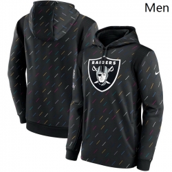 Las Vegas Raiders Nike Charcoal 2021 Crucial Catch Therma Pullover Hoodie