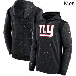 New York Giants Nike Charcoal 2021 Crucial Catch Therma Pullover Hoodie