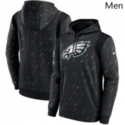 Philadelphia Eagles Nike Charcoal 2021 Crucial Catch Therma Pullover Hoodie