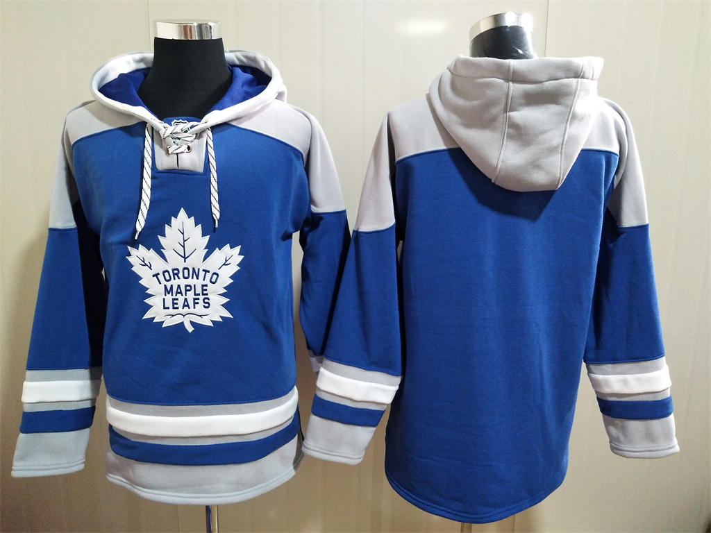 Hockey Toronto Maple Leafs Blank Royal Blue Hoody