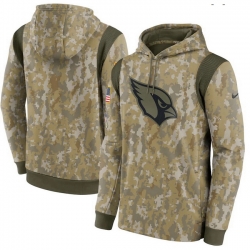 Arizona Cardinals Nike Camo 2021 Salute To Service Therma Performance Pullover Hoodie