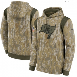 Tampa Bay Buccaneers Nike Camo 2021 Salute To Service Therma Performance Pullover Hoodie