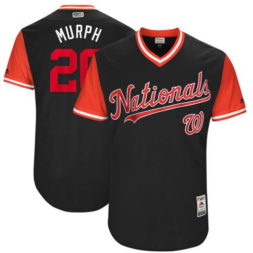 Nationals #20 Daniel Murphy Navy "Murph" Players Weekend Authentic Stitched MLB Jersey