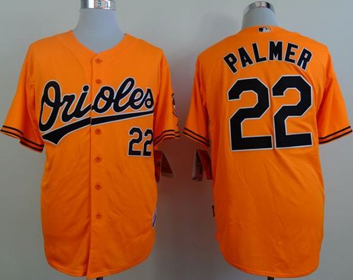 Orioles #22 Jim Palmer Orange Cool Base Stitched MLB Jersey