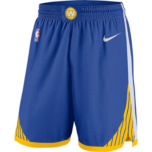 Golden State Warriors Nike Blue Icon Swingman Basketball Shorts