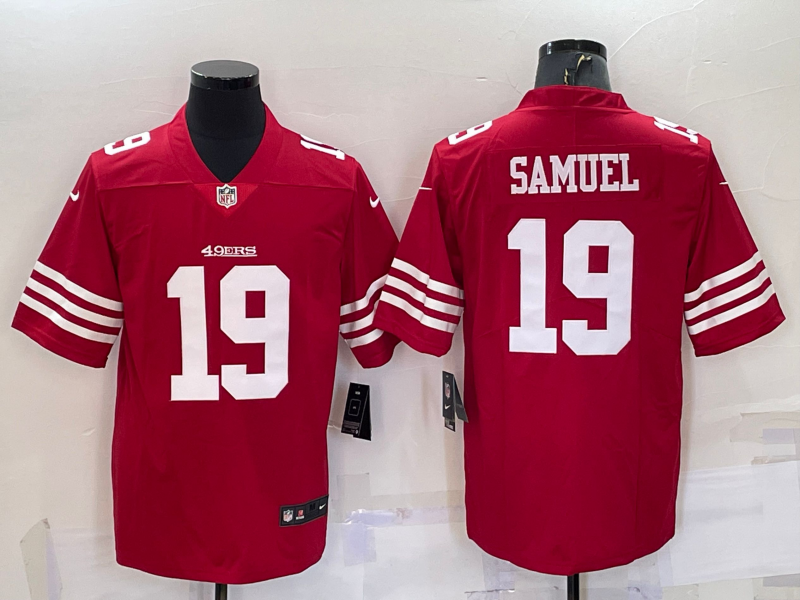 San Francisco 49ers #19 Deebo Samuel 2022 New Scarlet Vapor Untouchable Limited Stitched Football Je