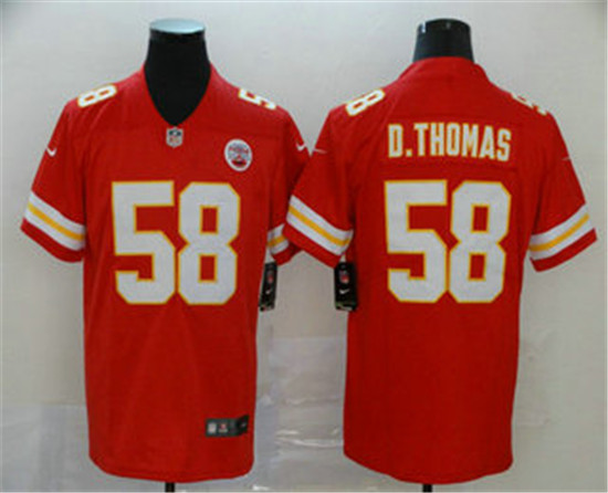 2020 Kansas City Chiefs #58 Derrick Thomas Red 2017 Vapor Untouchable Stitched NFL Limited Jersey