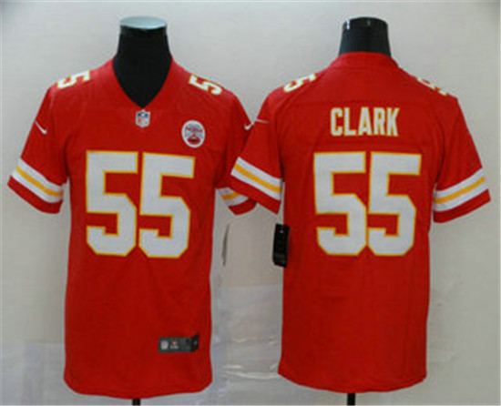 2020 Kansas City Chiefs #55 Frank Clark Red 2017 Vapor Untouchable Stitched NFL Limited Jersey