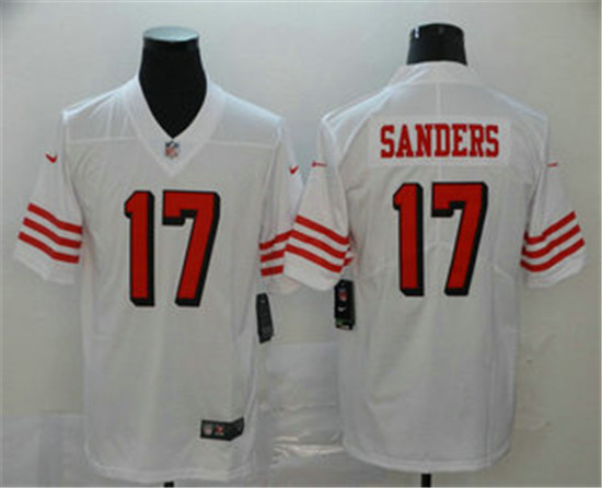 2020 San Francisco 49ers #17 Emmanuel Sanders White New 2018 Color Rush Vapor Untouchable Limited Je