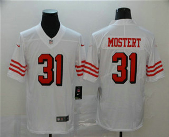 2020 San Francisco 49ers #31 Raheem Mostert White New 2018 Color Rush Vapor Untouchable Limited Jers