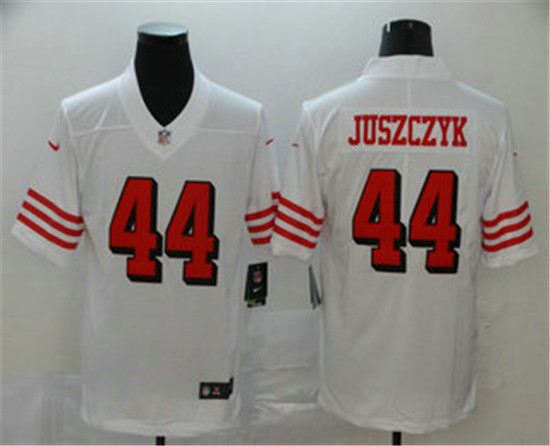 2020 San Francisco 49ers #44 Kyle Juszczyk White New 2018 Color Rush Vapor Untouchable Limited Jerse