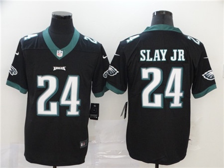 2020 Philadelphia Eagles #24 Darius Slay Jr Black Vapor Untouchable Stitched NFL Nike Limited Jersey