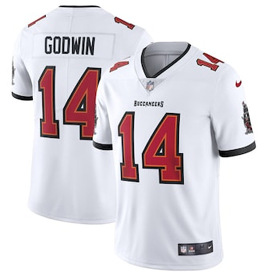 2020 Tampa Bay Buccaneers#14 Chris Godwin White Vapor Limited Jersey