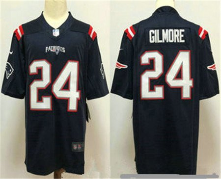 2020 New England Patriots #24 Stephon Gilmore Navy Blue 2020 NEW Vapor Untouchable Stitched NFL Nike