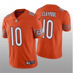 Chicago Bears #10 Chase Claypool Orange Vapor Untouchable Limited Stitched Football Jersey