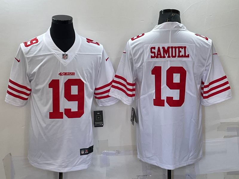 San Francisco 49ers #19 Deebo Samuel 2022 New White Vapor Untouchable Limited Stitched Jersey