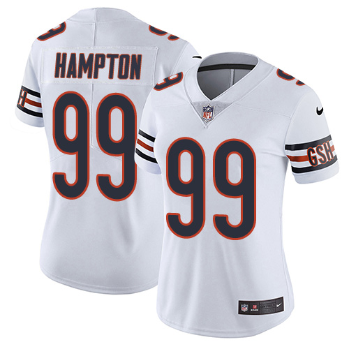 Nike Bears #99 Dan Hampton White Women's Stitched NFL Vapor Untouchable Limited Jersey