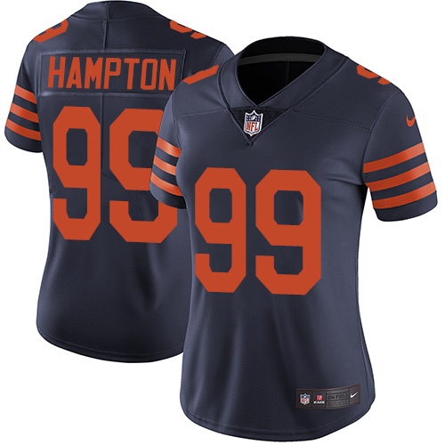 Nike Bears #99 Dan Hampton Navy Blue Alternate Women's Stitched NFL Vapor Untouchable Limited Jersey