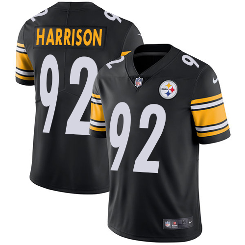 Nike Steelers #92 James Harrison Black Team Color Youth Stitched NFL Vapor Untouchable Limited Jerse