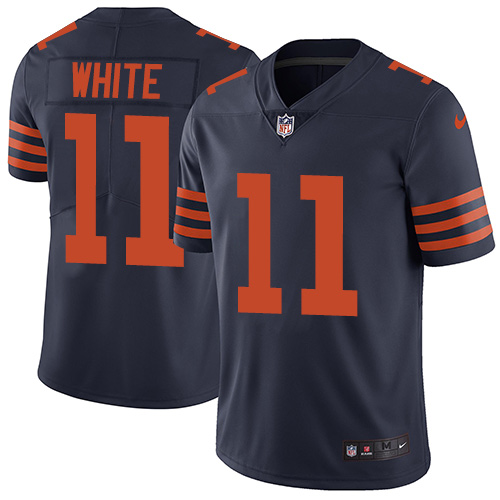 Nike Bears #11 Kevin White Navy Blue Alternate Men's Stitched NFL Vapor Untouchable Limited Jersey