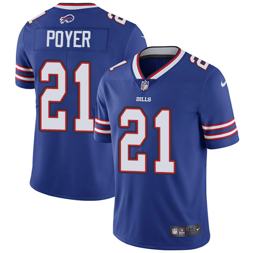 Nike Bills #21 Jordan Poyer Royal Blue Team Color Men's Stitched NFL Vapor Untouchable Limited Jerse