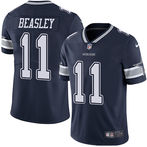 Nike Cowboys #11 Cole Beasley Navy Blue Team Color Men's Stitched NFL Vapor Untouchable Limited Jers