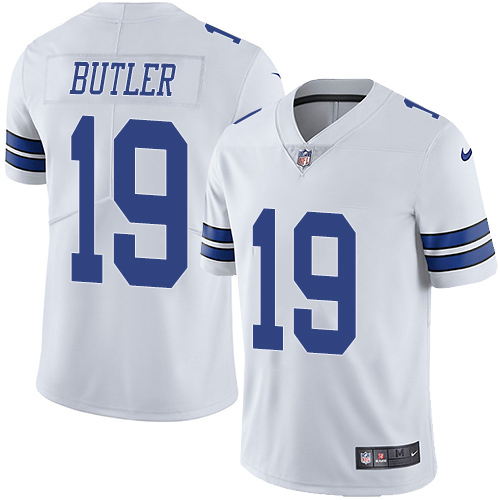 Nike Cowboys #19 Brice Butler White Men's Stitched NFL Vapor Untouchable Limited Jersey