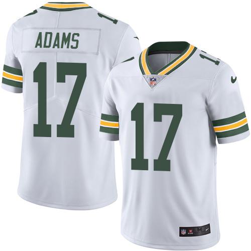 Nike Packers #17 Davante Adams White Men's Stitched NFL Vapor Untouchable Limited Jersey