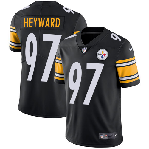 Nike Steelers #97 Cameron Heyward Black Team Color Men's Stitched NFL Vapor Untouchable Limited Jers