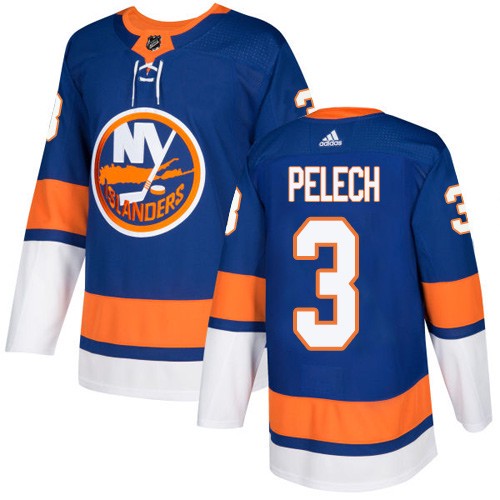 New York Islanders #3 Adam Pelech Royal Blue Home Authentic Stitched NHL Jersey