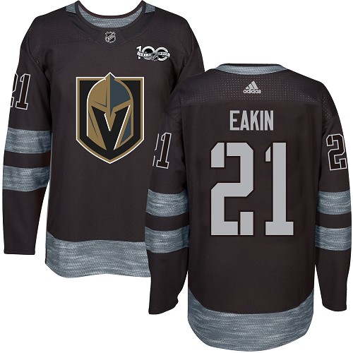 Adidas Golden Knights #21 Cody Eakin Black 1917-2017 100th Anniversary Stitched NHL Jersey