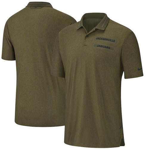 Jacksonville Jaguars Salute to Service Sideline Polo Olive