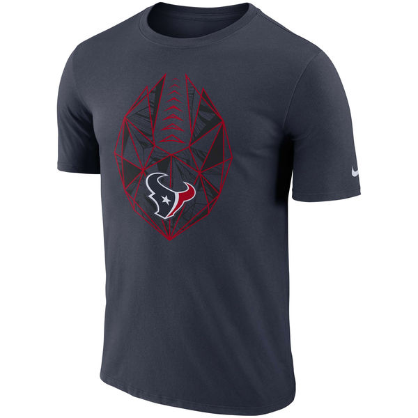 Houston Texans Navy Fan Gear Icon Performance T-Shirt