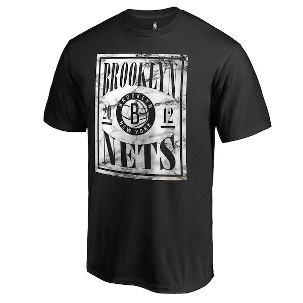 Brooklyn Nets Fanatics Branded Black Court Vision T-Shirt