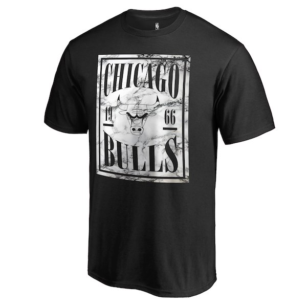 Chicago Bulls Fanatics Branded Black Court Vision T-Shirt