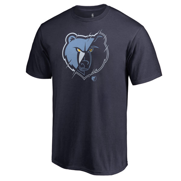 Memphis Grizzlies Fanatics Branded Navy X-Ray T-Shirt