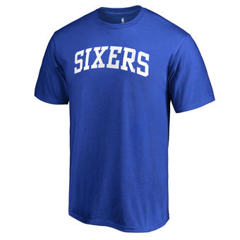 Philadelphia 76ers Fanatics Branded Royal Primary Wordmark T-Shirt