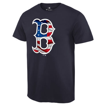 Boston Red Sox Navy Banner Wave T Shirt