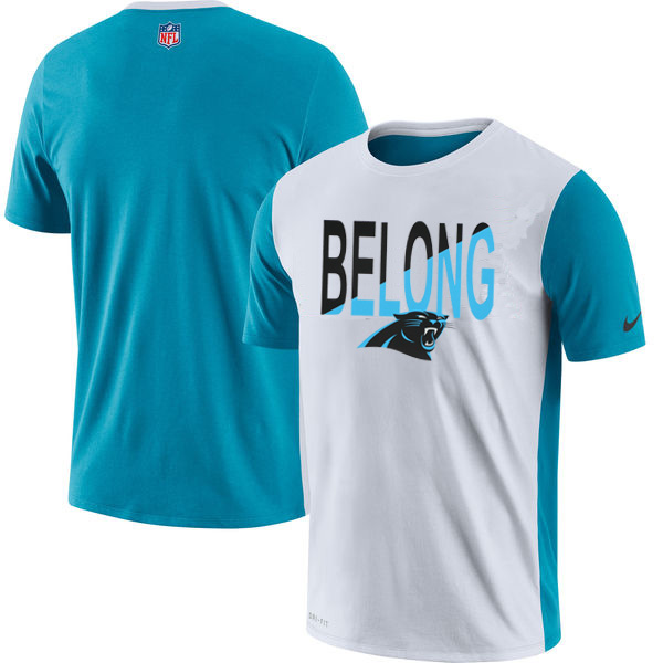 Carolina Panthers Performance T Shirt White